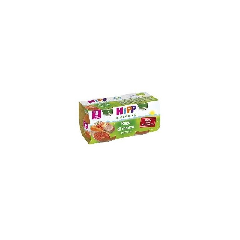 Hipp Italia Hipp Bio Hipp Bio Omogeneizzato Sugo Ragu' Di Manzo 2x80 G