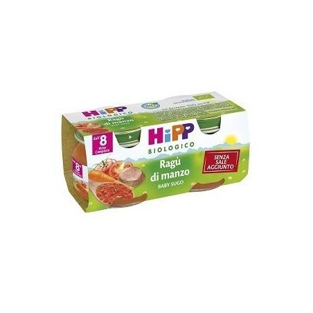 Hipp Italia Hipp Bio Hipp Bio Omogeneizzato Sugo Ragu' Di Manzo 2x80 G