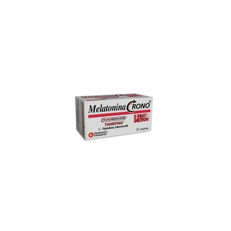 Chemist's Research Melatonina Crono 1mg Tiamepina 30 Compresse