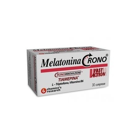 Chemist's Research Melatonina Crono 1mg Tiamepina 30 Compresse