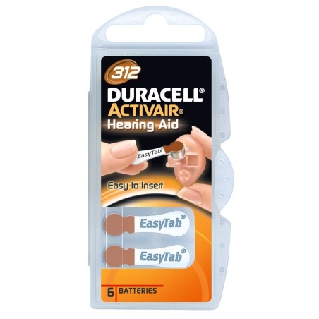 Duracell Italy Duracell Easy Tab 312 Marrone Batteria Per Apparecchio Acustico