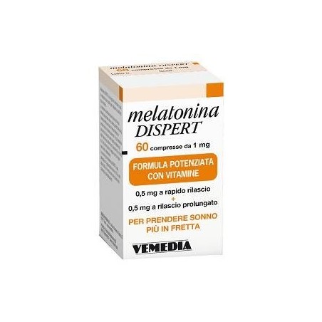 Vemedia Pharma Melatonina Dispert 1mg Di Melatonina 60 Compresse