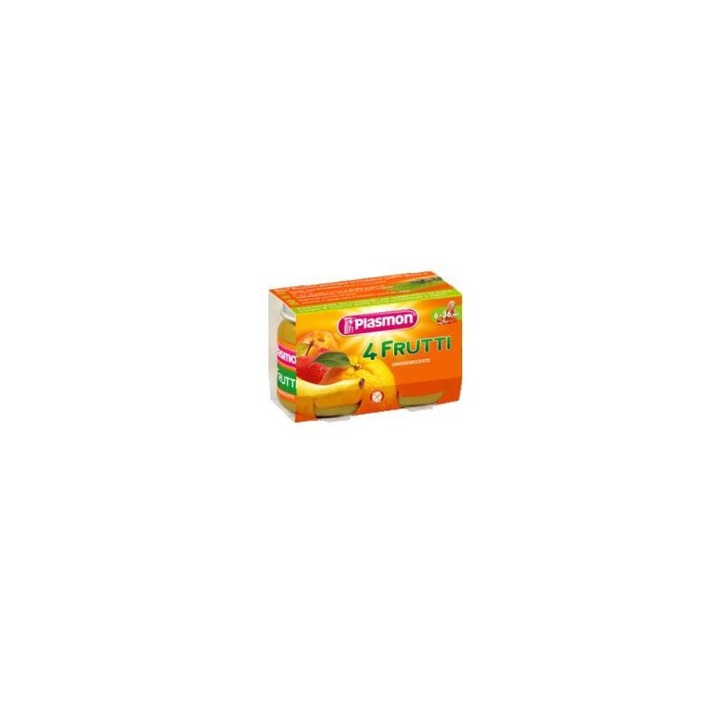 Plasmon Omogeneizzato 4 Frutti 2 X 104 G