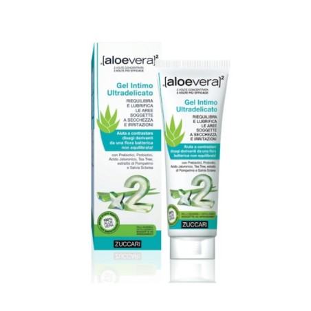 Zuccari Gel Intimo Aloevera2 Gel Intimo Ultradelicato 80 Ml