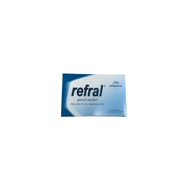 Midapharm Italia Refral Monodose Gocce Oculari 20 Contenitori Da 0,5 Ml