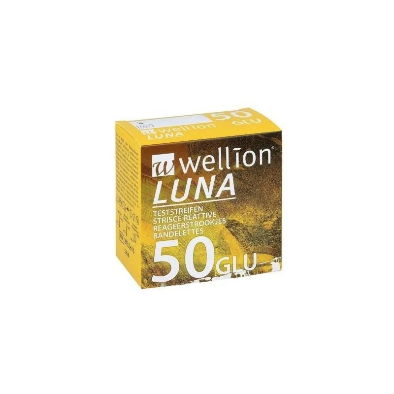 Med Trust Italia Wellion Luna 50 Strips Strisce Per Misurazione Glicemia