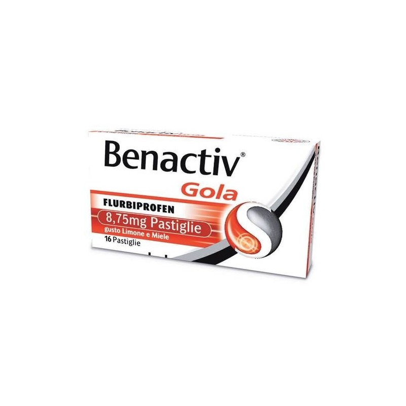 Reckitt Benckiser H. Benactiv Gola 2,5 Mg/ml Collutorio Benactiv Gola 2,5 Mg/ml Spray Per Mucosa Orale Benactiv Gola 8,75 Mg Pas