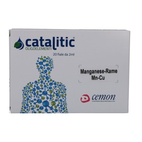 Cemon Catalitic Oligoelementi Manganese Rame Mn-cu 20 Fiale 2 Ml