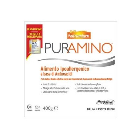 Reckitt Benckiser H. Nutramigen Puramino Barattolo 400 G