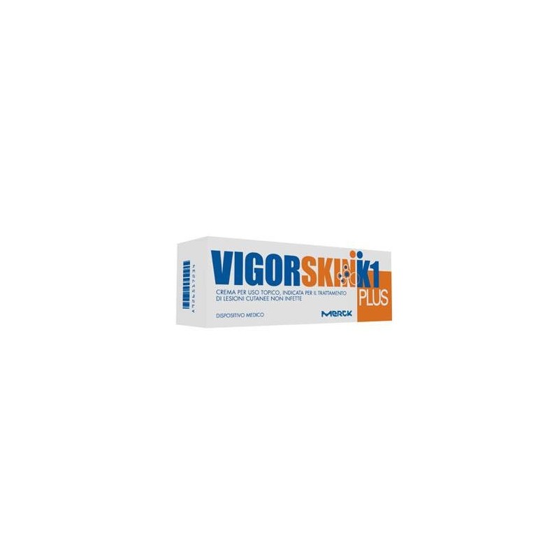 Merck Serono Vigorskin K1 Plus Crema Per Lesioni Cutanee Non Infette 100 Ml