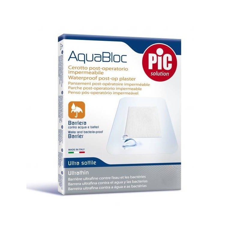 Pikdare Cerotto Pic Aquabloc 10x10cm Antibatterico 5 Pezzi