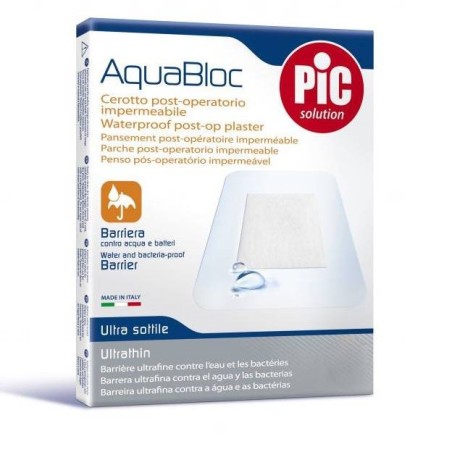 Pikdare Cerotto Pic Aquabloc 10x10cm Antibatterico 5 Pezzi