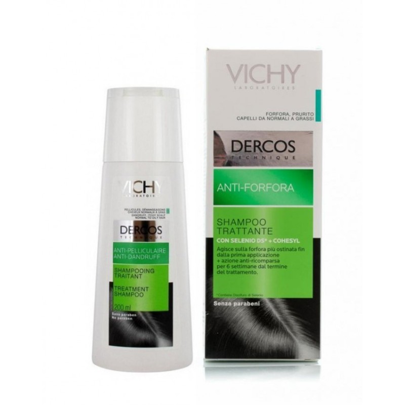 Vichy Dercos Shampo Antiforfora Secchi 200 Ml