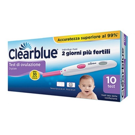 Procter & Gamble Test Di Ovulazione Clearblue Digitale 10 Pezzi