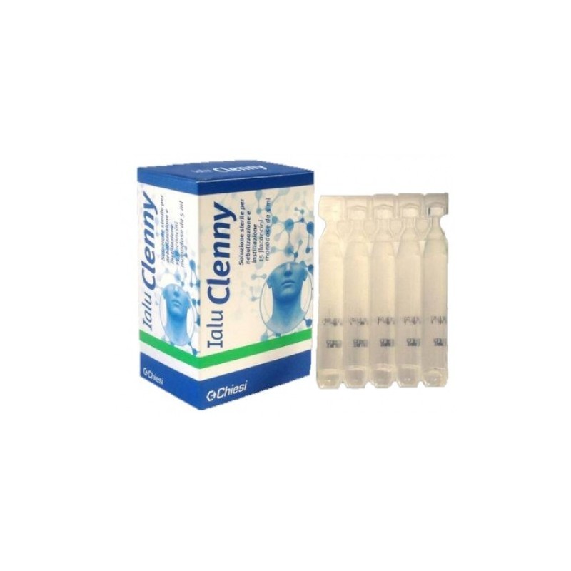 Chiesi Farmaceutici Ialu Clenny 15 Flaconcini 5 Ml Soluzione Sterile Per Nebulizzazione E Instillazione Con Acido Ialuronico