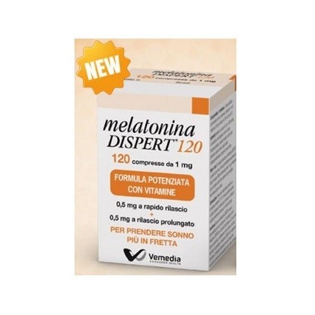 Vemedia Pharma Melatonina Dispert 120 Compresse