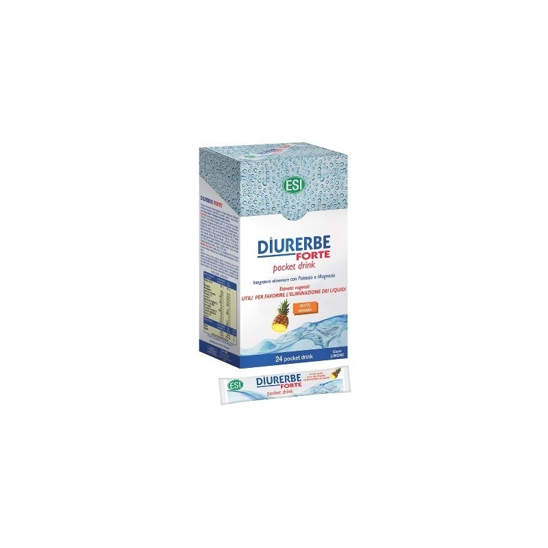 Esi Diurerbe Forte Pocket Drink Ananas 24 X 20 Ml