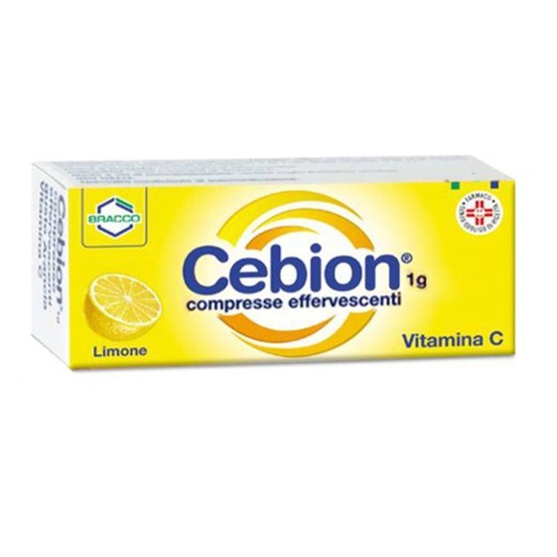 Dompe' Farmaceutici Cebion Effervescente Vitamina C Limone 10 Compresse