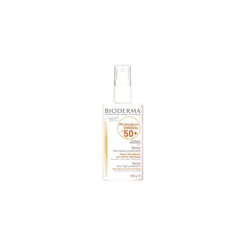 Bioderma Italia Photoderm Mineral Spf50+ Spray 100 Ml Protezione Pelle Atopica O Allergica