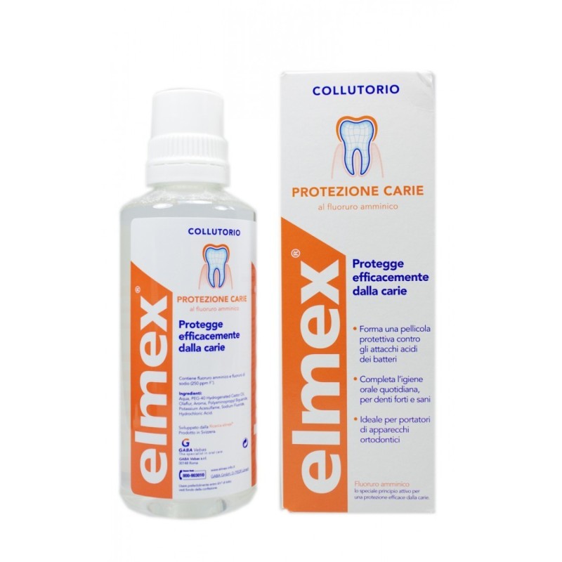 Colgate-palmolive Commerc. Elmex Protezione Carie Collutorio Fluoruro Amminico 400 Ml