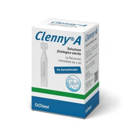 Chiesi Farmaceutici Clenny A Soluzione Fisiologica Sterile Per Aerosolterapia 25 Flaconcini Monodose Da 2 Ml