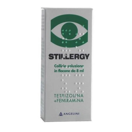 Angelini Stillergy 0,05% + 0,3% Collirio, Soluzione Tetrizolina Cloridrato E Feniramina Maleato