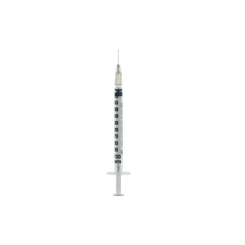 Desa Pharma Siringa Per Insulina Extrafine 1ml 100 Ui Ago Removibile 27 Gauge 0,40x12 Mm 1 Pezzo