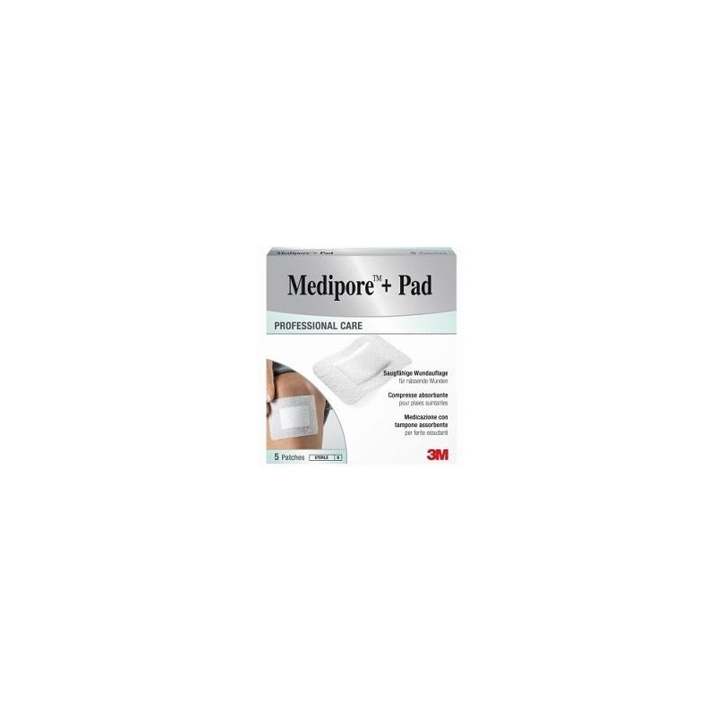 3m Italia Medicazione Medipore+pad 5x7,2cm 5pezzi