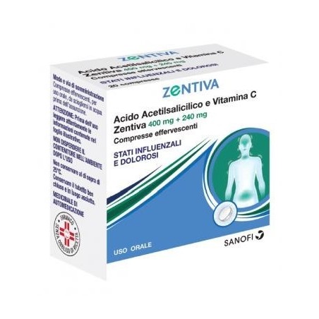 Zentiva Italia Euspiflu 400 Mg + 240 Mg Compresse Effervescenti