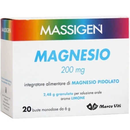 Marco Viti Farmaceutici Massigen Magnesio 20 Bustine