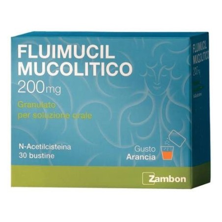 Zambon Italia Fluimucil Mucolitico 200 Mg Granulato Per Soluzione Orale N-acetilcisteina