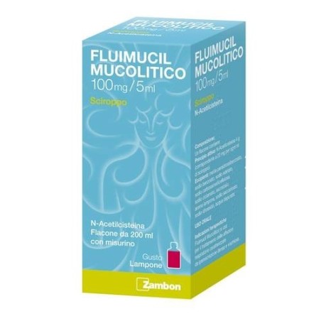 Zambon Italia Fluimucil Mucolitico 100 Mg/5 Ml Sciroppo N-acetilcisteina