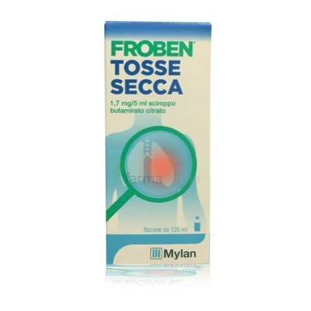 Mylan Froben Tosse Secca 1,7 Mg/5 Ml Sciroppo Butamirato Citrato Medicinale Equivalente