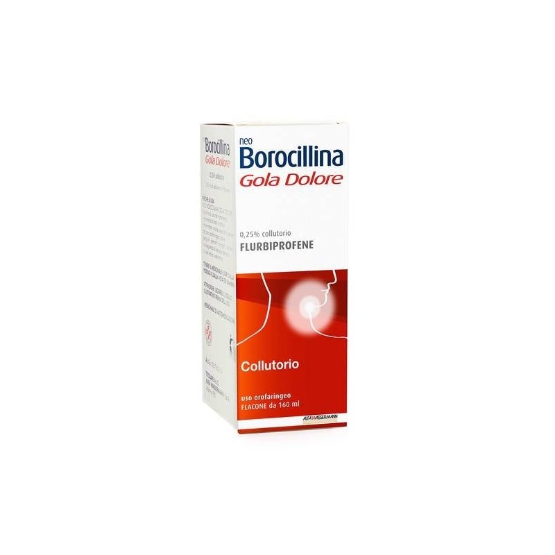 Alfasigma Neo Borocillina Gola Dolore 0,25% Collutorio Flurbiprofene