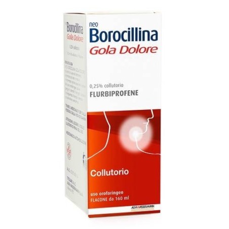 Alfasigma Neo Borocillina Gola Dolore 0,25% Collutorio Flurbiprofene