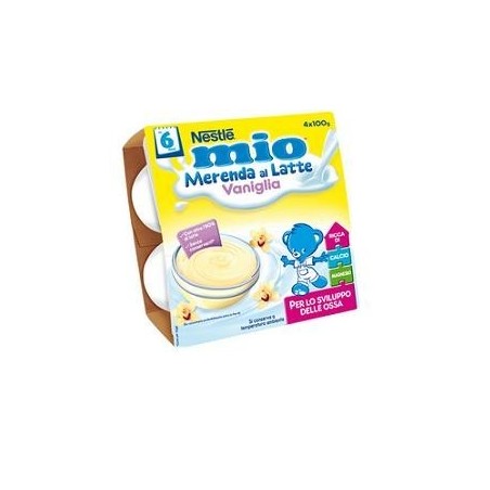 Nestle' Italiana Mio Merenda Vaniglia 4 X 100 G