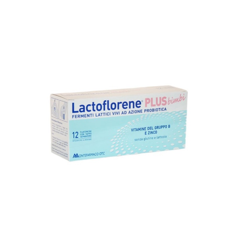 Montefarmaco Otc Lactoflorene Plus Bimbi 12 Flaconcini