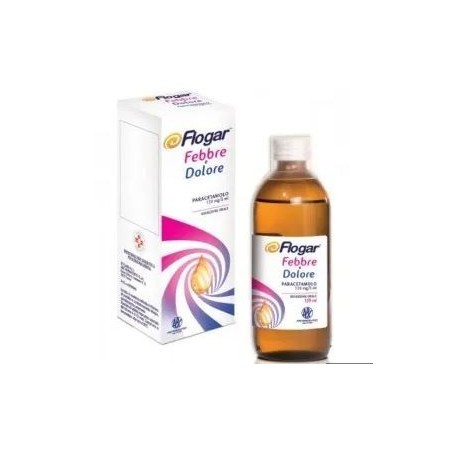 Abc Farmaceutici Flogar Febbre E Dolore 120 Mg/5 Ml Soluzione Orale Paracetamolo