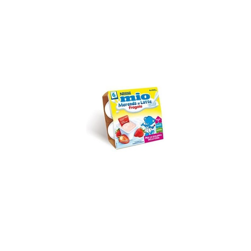 Nestle' Italiana Mio Merenda Fragola 4 X 100 G