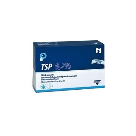 Diadema Farmaceutici Tsp 0,2% Soluzione Oftalmica Umettante Lubrificante 30 Flaconcini Monodose 0,5 Ml