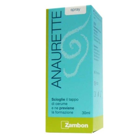 Zambon Italia Spray Irrigatore Per La Rimozione Del Cerume Anaurette 30 Ml