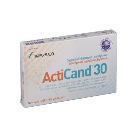 Italfarmaco Acticand 30 8 Compresse Vaginali