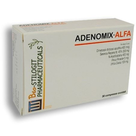 Bio Stilogit Pharmaceutic. Adenomix Alfa 30 Compresse